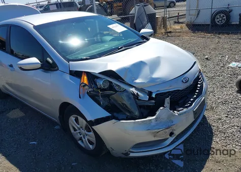 2015 Kia Forte Lx из США, поврежденный, VIN KNAFK4A68F5291628